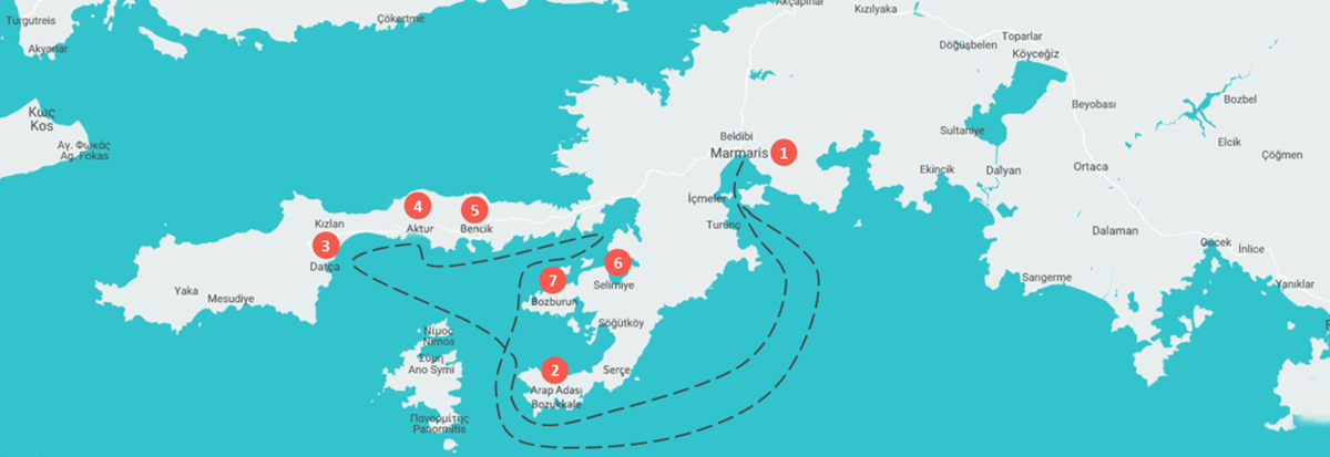 Marmaris - Datça - Marmaris