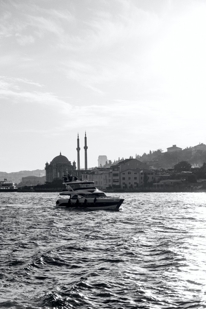 Explore Istanbul's coastline from the sea.