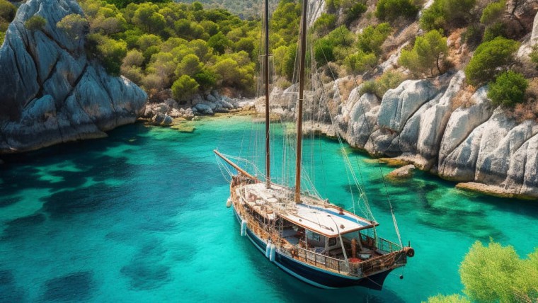 charter a yacht in greece